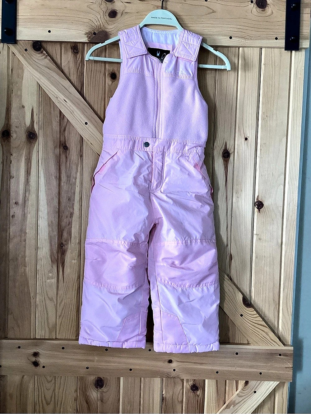 Spyder Girls Pink Snow Bib Size 5